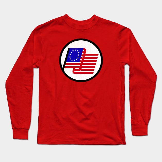 USA 1777 - Original Betsy Ross Long Sleeve T-Shirt by LocalZonly